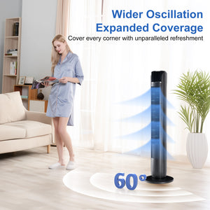 Portable Standing Cooling Fan – Adjustable Quiet Floor Fan for Home & Office