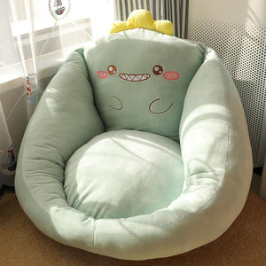 Japanese Tatami Floor Stool Futon Chair for Lazy Sitting & Relaxing