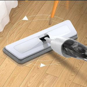 Easy Squeeze Spray Mop with Washable Microfiber Pads for Tile, Wood & Vinyl Floors