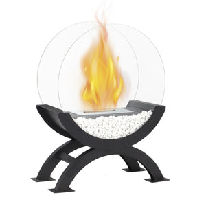 Indoor Smokeless Alcohol Fireplace Lamp – Portable Desktop Home Heater