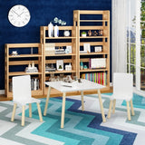 Children’s Wooden Table & Chair Set – Kids Activity Table with 2 Chairs