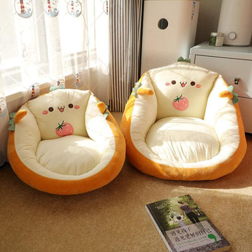 Japanese Tatami Floor Stool Futon Chair for Lazy Sitting & Relaxing