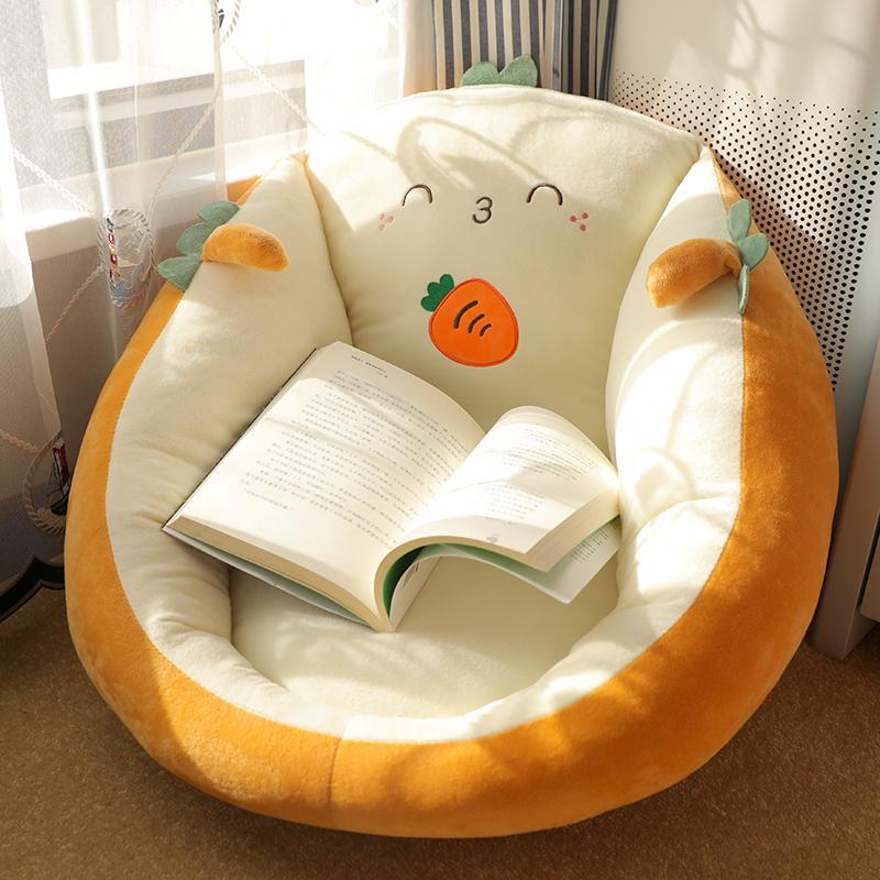 Japanese Tatami Floor Stool Futon Chair for Lazy Sitting & Relaxing