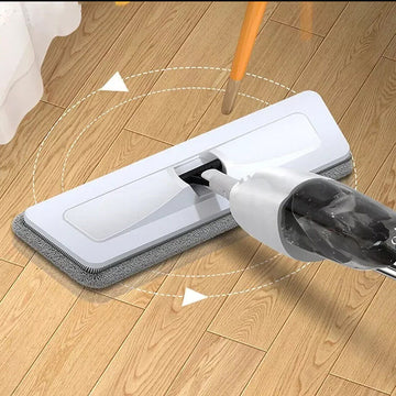 Easy Squeeze Spray Mop with Washable Microfiber Pads for Tile, Wood & Vinyl Floors