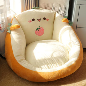 Japanese Tatami Floor Stool Futon Chair for Lazy Sitting & Relaxing