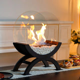Indoor Smokeless Alcohol Fireplace Lamp – Portable Desktop Home Heater